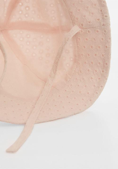 MANGO - Hat brodyp - pastel pink