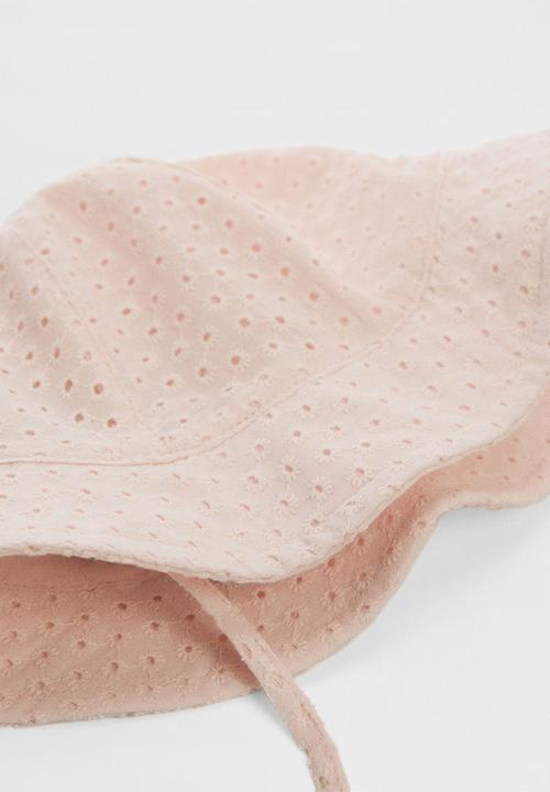 MANGO - Hat brodyp - pastel pink