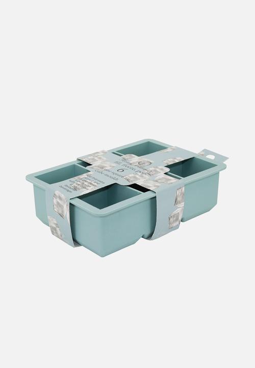 Luigi Bormioli - Home Classix Silicone 6 Square Ice Cube Tray - blue