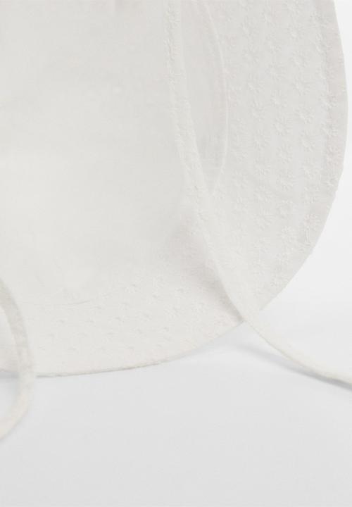 MANGO - Hat brodynb - white