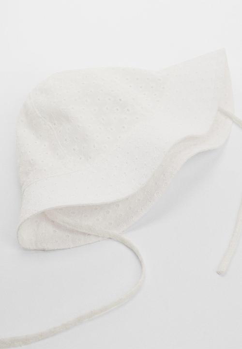 MANGO - Hat brodynb - white
