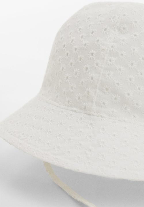 MANGO - Hat brodynb - white