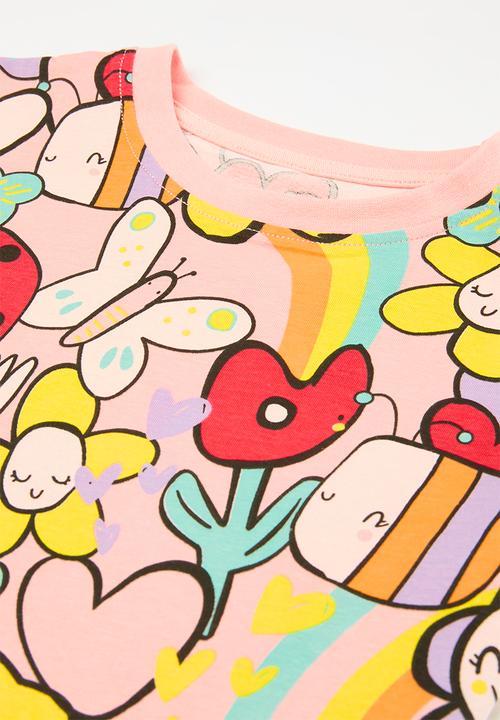 Pop Candy - Printed top and short set-multi