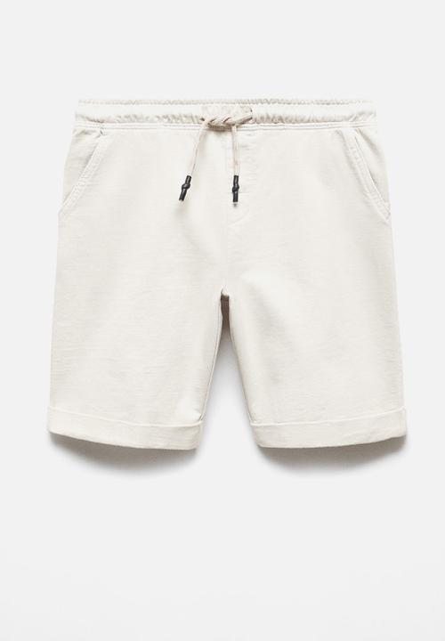 MANGO - Bermuda shorts asier6 - ice-white