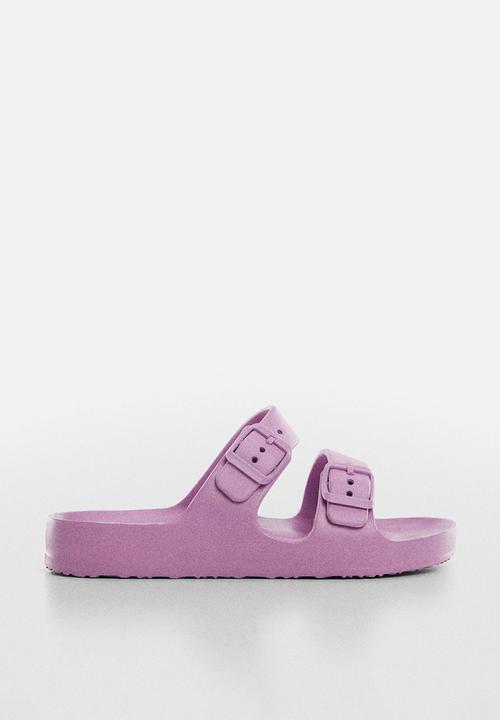 MANGO - Flip-flop pau - mauve