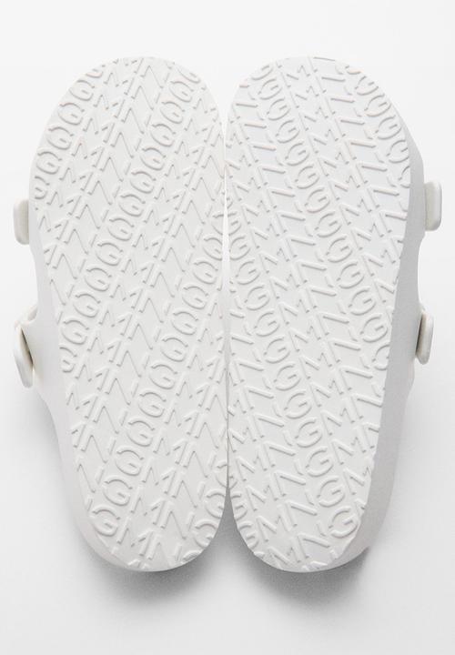 MANGO - Flip-flop pauw - white