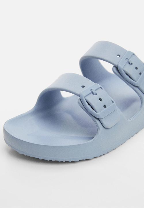 MANGO - Flip-flop pauta - whitish-blue