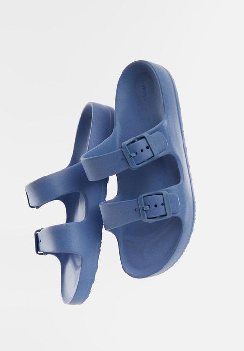 MANGO - Flip-flop paus - medium blue