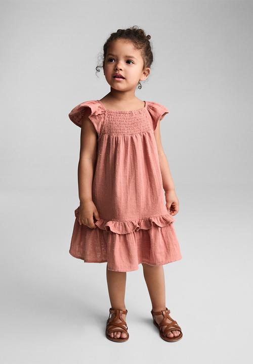 MANGO - Dress mauricio - light/pastel orange