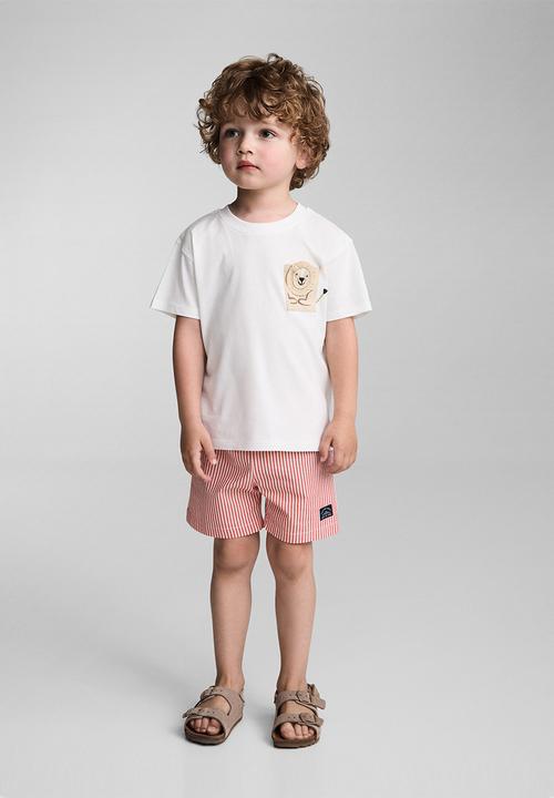 MANGO - Swimming trunks red - red