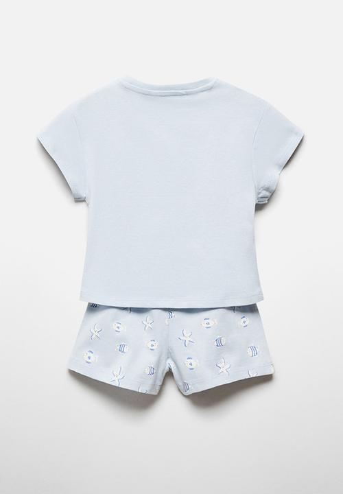 MANGO - Pyjamas fish set - sky-blue
