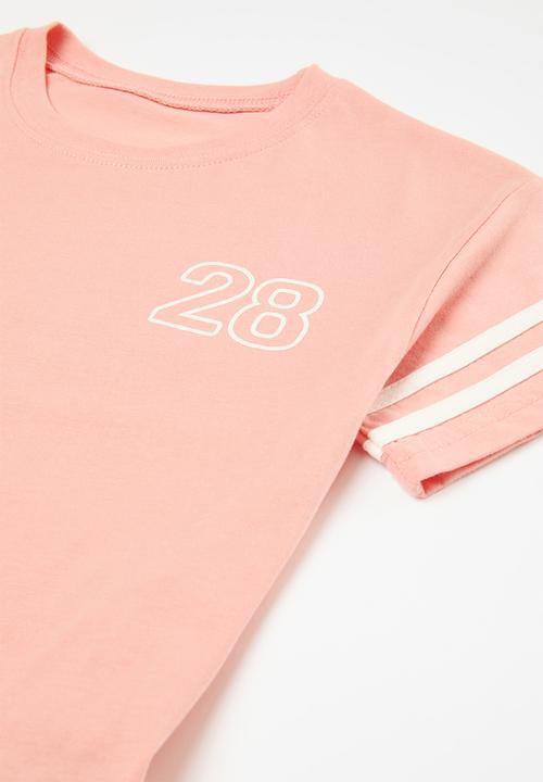 Pop Candy - Cropped top and short set-pink