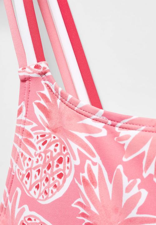 MANGO - Swimsuit ananas - bright pink