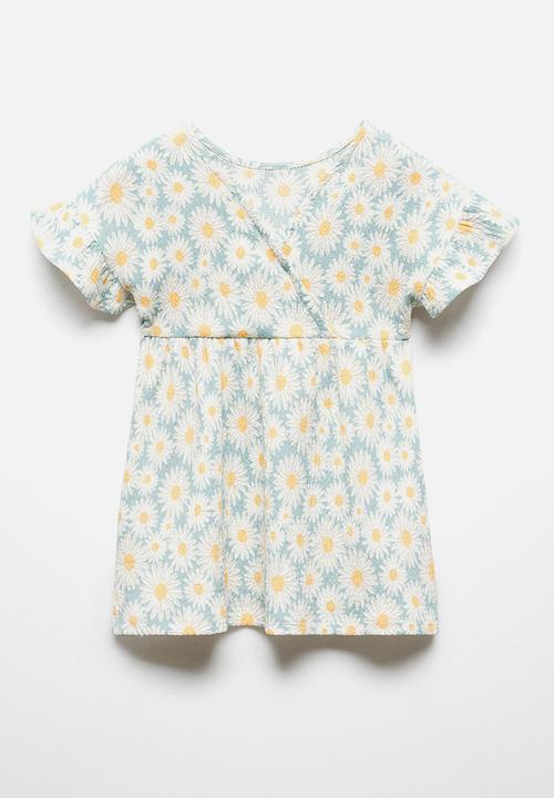 MANGO - Dress anna - pastel green