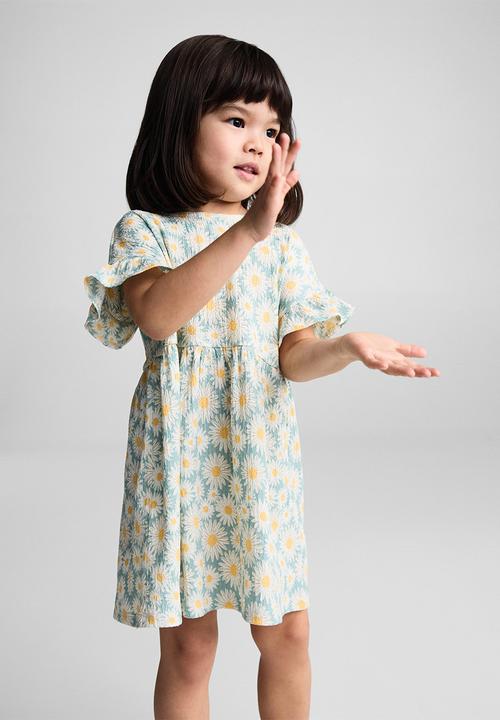 MANGO - Dress anna - pastel green