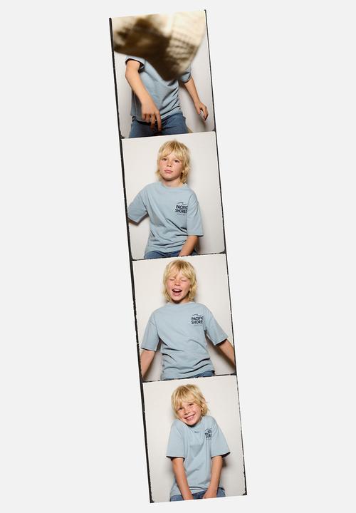 MANGO - T-shirt new - sky-blue