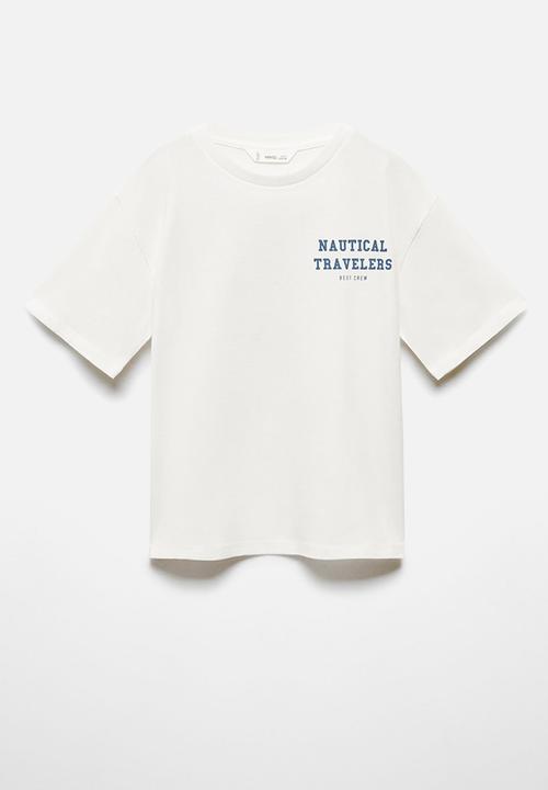 MANGO - T-shirt nautical - natural