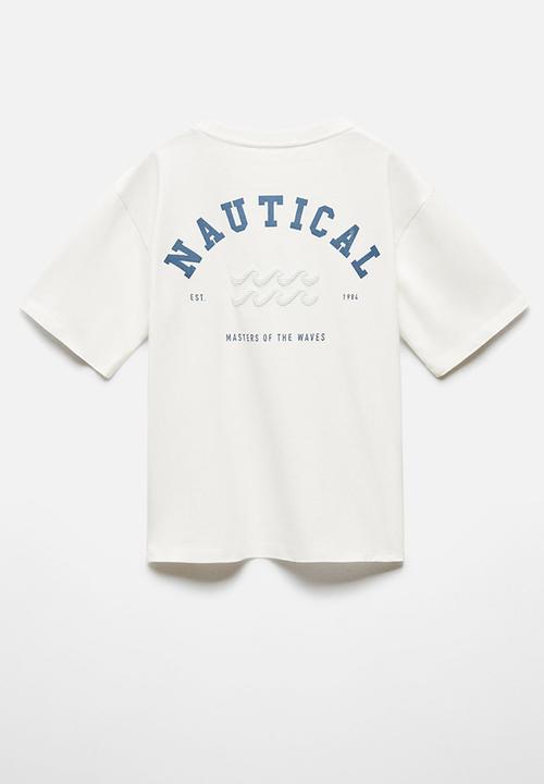 MANGO - T-shirt nautical - natural