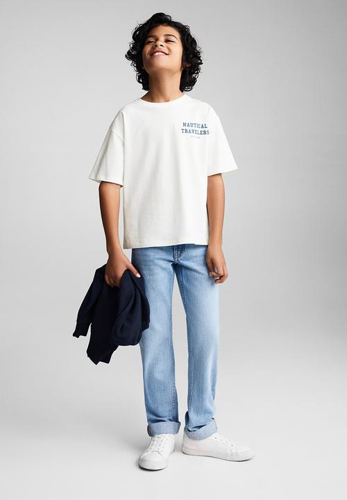 MANGO - T-shirt nautical - natural