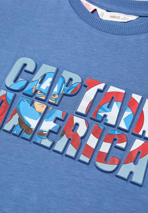 MANGO - T-shirt captain - blue