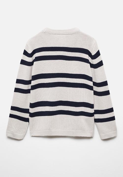 MANGO - Kniwear frank - white pearl
