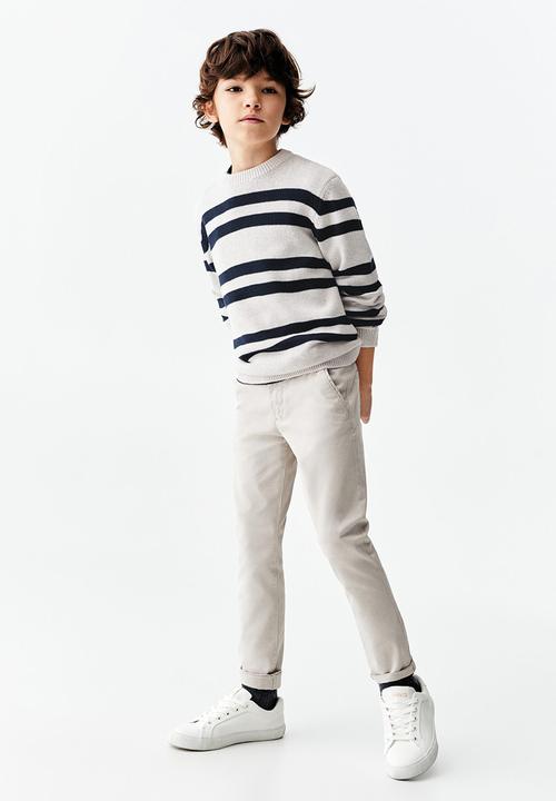 MANGO - Kniwear frank - white pearl