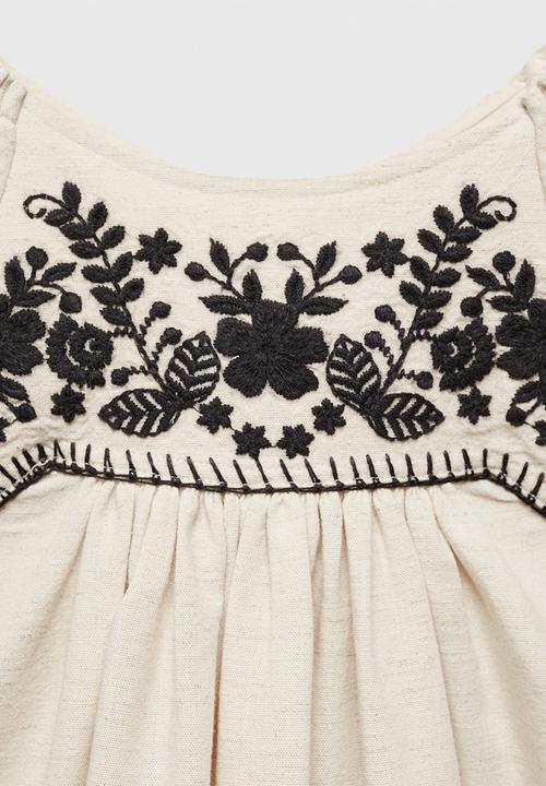 MANGO - Dress sorbete - grey stone