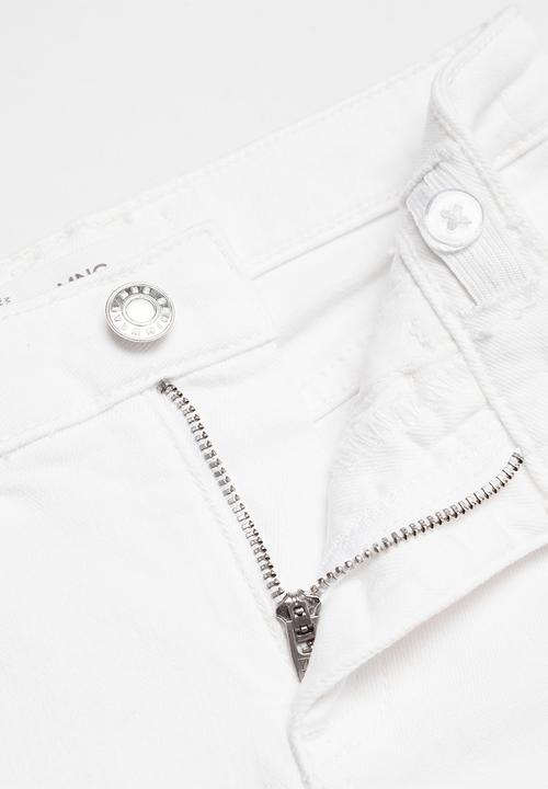 MANGO - Shorts chip - white