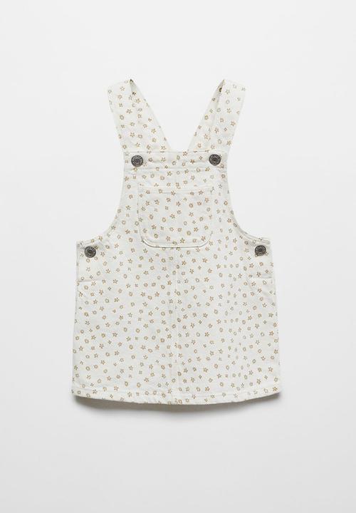 MANGO - Dungaree dress lucia - neutral