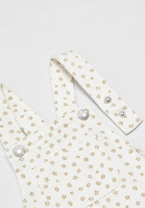 MANGO - Dungaree dress lucia - neutral