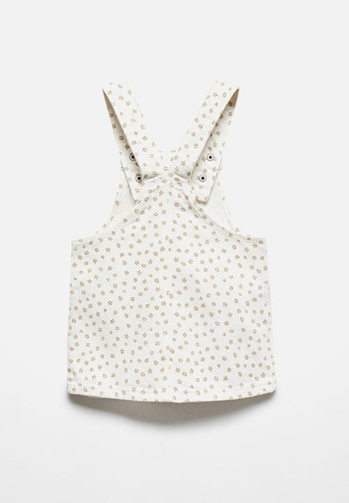 MANGO - Dungaree dress lucia - neutral