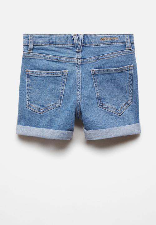 MANGO - Shorts chip - denim