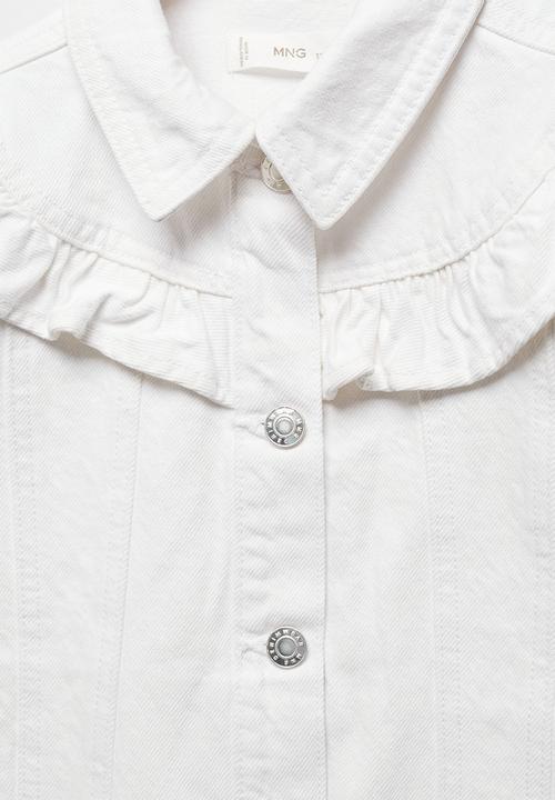 MANGO - Jacket normi - white