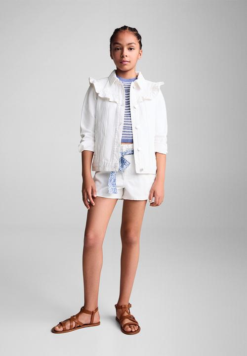 MANGO - Jacket normi - white