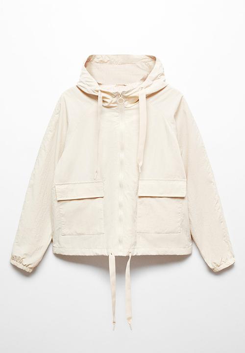 MANGO - Parka parka - ice-white