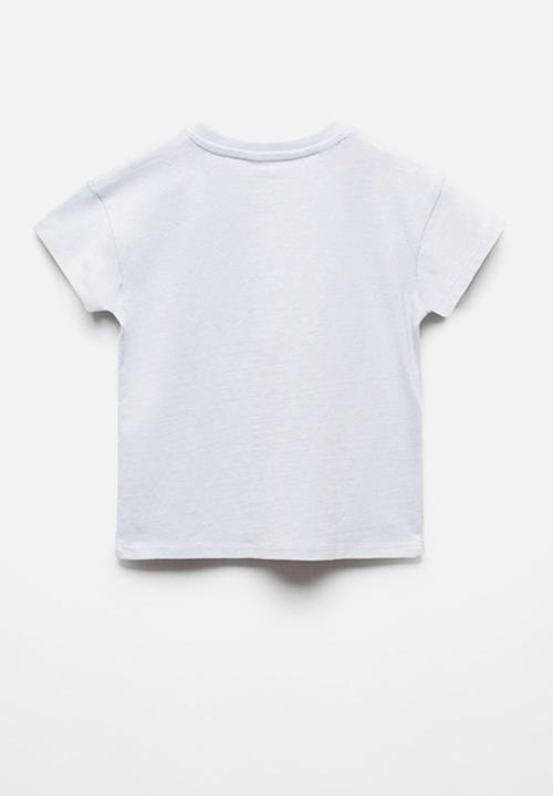 MANGO - T-shirt floti - sky-blue