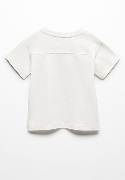 MANGO - T-shirt play - natural