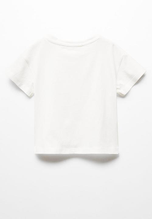 MANGO - T-shirt sol - natural