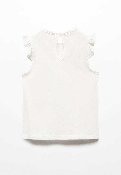 MANGO - T-shirt sanab - natural