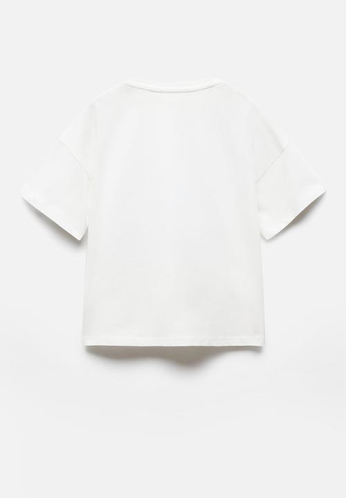 MANGO - T-shirt mar - natural