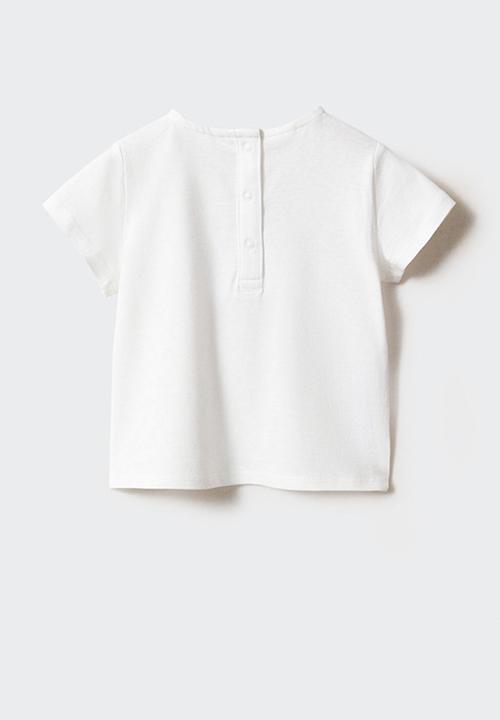 MANGO - T-shirt nature - natural