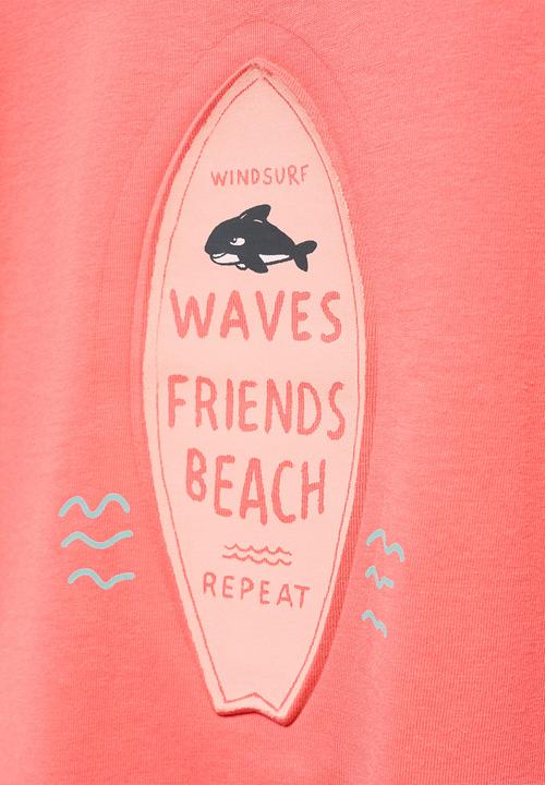 MANGO - T-shirt orca - pastel pink