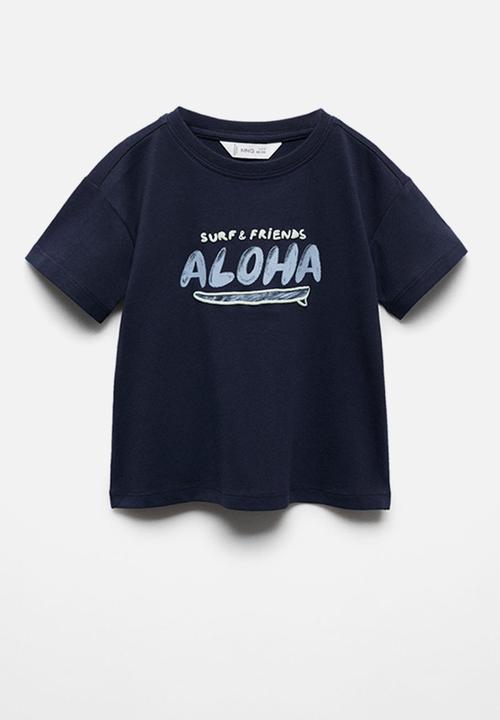 MANGO - T-shirt littlep - navy