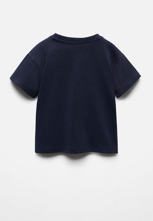 MANGO - T-shirt littlep - navy