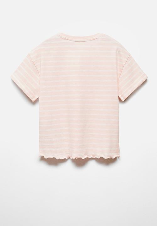 MANGO - T-shirt oter - pink