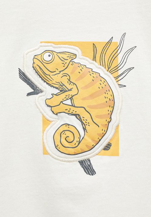 MANGO - T-shirt camy - natural