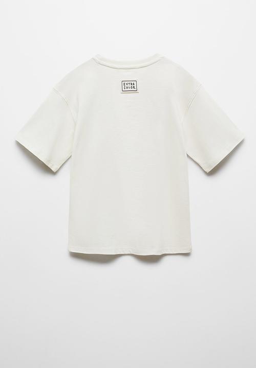 MANGO - T-shirt camy - natural