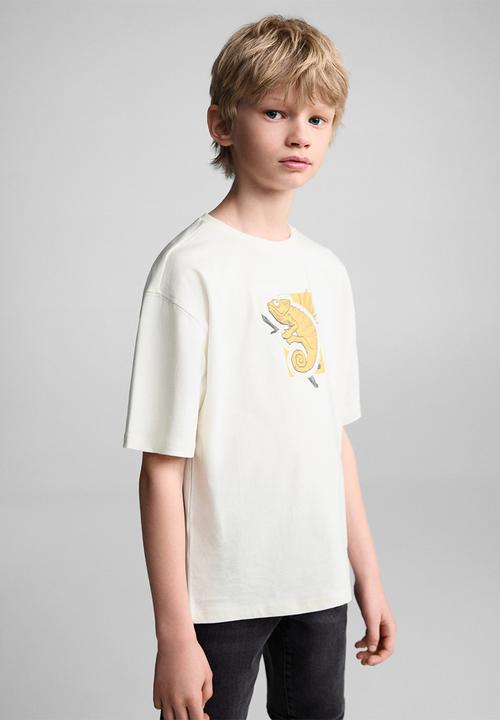 MANGO - T-shirt camy - natural