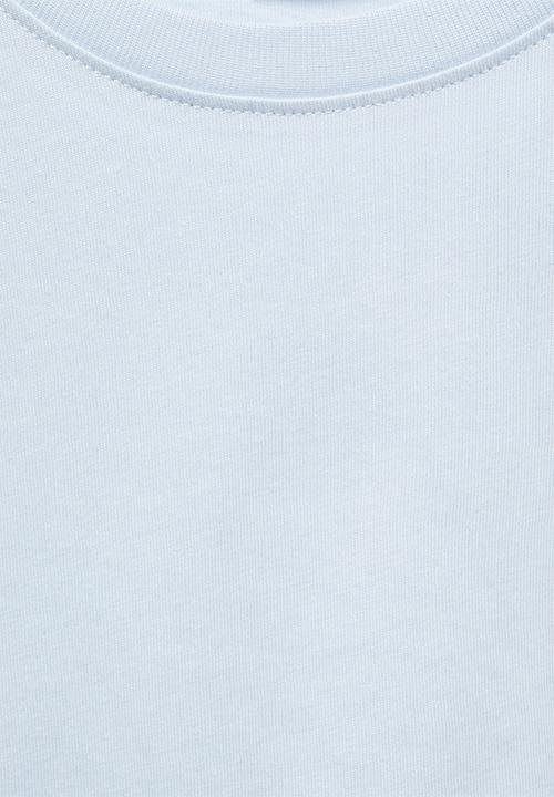 MANGO - T-shirt basic6 - sky-blue