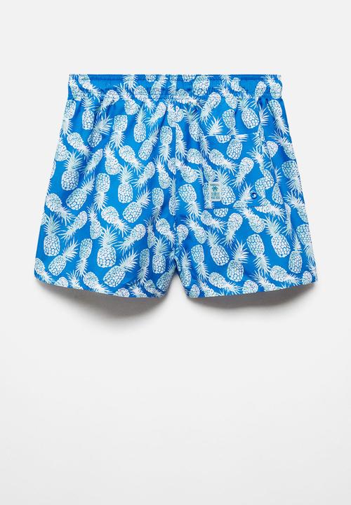MANGO - Swimming trunks fruity - bright blue